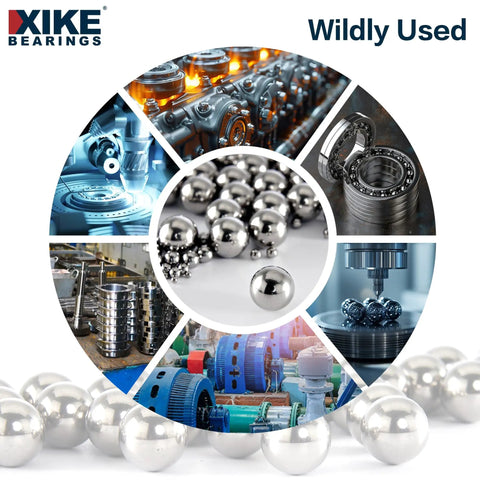Rock Solid 3-3/4 Inch 304 Stainless Steel Bearing Ball in various industrial applications and components.