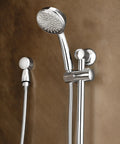 Chrome Eco Performance Handheld Shower With 24 Inch Slide Bar And 59 Inch Hose for a flexible, customizable shower experience.