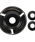 TurboPlane Carbide Woodworking Blade For Angle Grinders, 4 Inch Disc Attachment, shown with 100mm shaping tool accessories