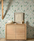 Room with Peel And Stick Floral Wallpaper Vinyl Roll Easy Install 17.3 Inch Wide By 393.7 Inch Long Covers 47.4 Sq Ft