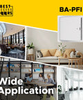 Heavy Duty Fire Rated Access Door Panel 22 By 30 Inch Steel Frame With Flange Two Inch Mineral Wool Insulation For Walls Or Ceilings Clean White Finish in modern settings.