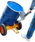 Heavy-Duty 55 Gallon Drum Dolly With Massive 16 Inch Pneumatic Tires For All Terrain Mastery, Handles Up To 1000 Pounds Effortlessly In Garages, Workshops And Outdoors.