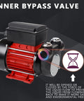 Close-up of Inner Bypass Valve on Badass 110V Electric Self Priming Diesel Fuel Transfer Pump for safety and efficiency.