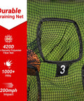 All In One 7x7 Football And Multi Sport Throwing Net With 5 Target Holes, heavy duty impact resistant for multiple sports