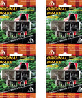 Top Shelf Semi Metallic Disc Brake Pads For Mountain Bike MTB DH XC 4 Pair Set showing packaging with brake pads and design features.