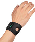 TFCC Tears Wrist Brace With Built-In Ring Pad For Ulnar Side Wrist Pain And DRUJ Instability shown on left hand, Size S M