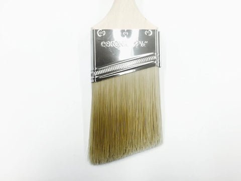 Excalibur Chinex Two Point Five Inch Pro Grade Paint Brush with stainless steel ferrule and DuPont Chinex filament bristles