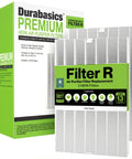 Two Pack HEPA Replacement Filters For Honeywell Air Purifiers R Series HRF R1 HRF R2 HRF R3 And HPA200 HPA300 packaging and filter