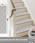 Non Slip Stair Treads For Wooden Steps Non Slip Carpet Runners 28 Inch By 9 Inch Grey Machine Washable Soft Polyester Stair Mats