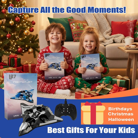 Kids with Foam Remote Control Airplane For Kids And Adults Easy To Fly With Stable Hover 360 Flips Circle Flying LED Light 2.4GHz