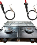 Push Button Piezo Igniter Kit For Propane Gas Fireplaces Ovens Heaters And Kitchens With Ceramic Electrodes, 2 Pack with stove