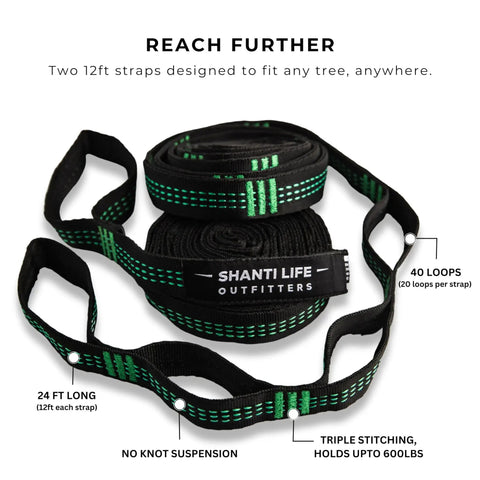 All In One Camping Hammock Kit With Bug Net And Rain Fly For Easy Setup Pro Grade Ripstop Nylon 12 Ft Tree Straps and Loops
