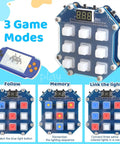 DIY Hands On Electronic Game Kit With 3 In 1 LED Game Soldering Project For Memory, Speed And Reaction Modes display
