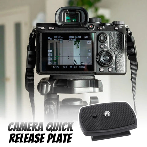 Non Slip Camera Quick Release Plate 43mm For Tripods And Cameras No Hassle Quick Attach Secure Mount With Stable No Slip Grip