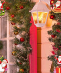 LED Flame Lights With Remote Control And USB Rechargeable Battery Four Modes Dimmable Night Light on outdoor Christmas decor