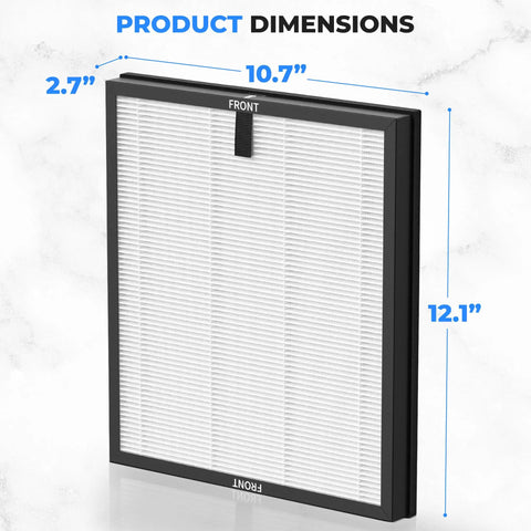 Top Notch Multi Layer Air Purifier Replacement Filter Compatible With Slarp1076WT And Slarp1076BK Models No Sweat Tool Free Swap Keeps Your Home Air Crisp And Fresh For Months On End