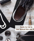 Five Thirty Second Inch Thick Rubber Shoe Soling Sheet For Boots And Shoes With Diamond Pattern Non Slip Bottom For Full Sole Repair Black Budget Friendly Replacement Material For Shoes And Boots