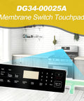 DG34-00025A Membrane Switch Touchpad Replacement For Samsung Range Ovens in modern kitchen setting