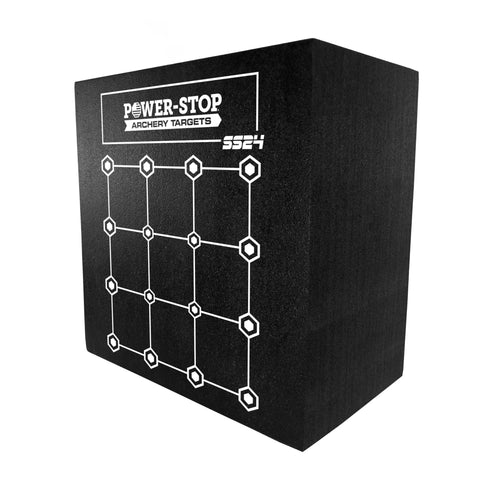 SS24 Field Target Archery Target 24x24x14 Big Block Foam Target for Field Tips Six-Sided Shooting Face for Bows Up To 50 Pounds