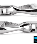Pro Grade Heavy Duty Handheld ID Card Slot Punch Tool For Lanyards And Badges, Metal Puncher Plier For PVC Tags, Spring Loaded