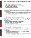 248 Piece Tool Set In A Modular Stacking Tool Cart With Six-Drawer L-BOXX Compatible Organizer, tool sets displayed.
