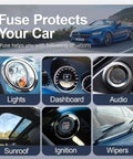 Car Fuses Assortment Kit 560 Pieces For Auto Truck RV And Motorcycle Replacement Fuses With Standard Blade Fuses All In One Fuse Set For protecting car features like lights, dashboard, audio, sunroof, ignition, and wipers.