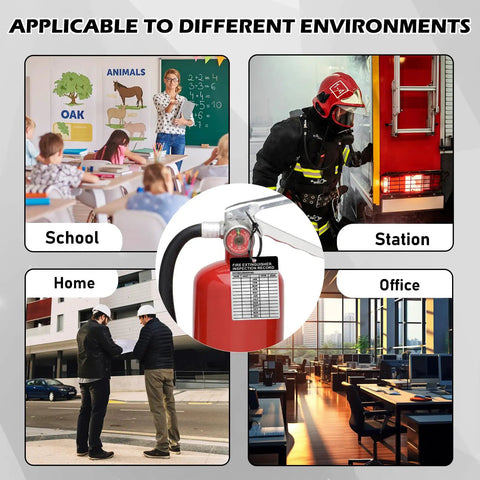 Keep Your Worksite Compliant With These Hella Durable Metal Fire Extinguisher Inspection Tags Designed For On Point Monthly Safety Checks And Zero Stress Record Keeping