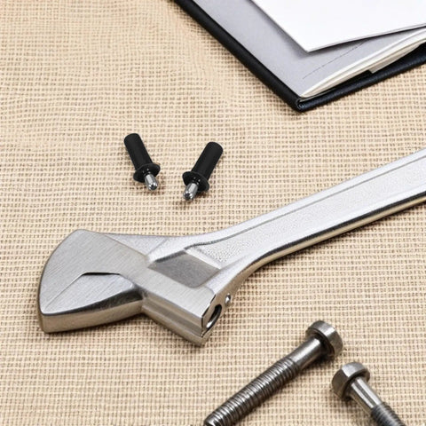 Spring Loaded Cabinet Door Repair Pins Kit For Cabinet Door Hardware Easy No Fuss Install Plastic And Metal Pins With Damper Function For Smooth Precise Fit On Furniture, close-up with tool and pins