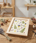 All In One 3 Pack Paper Making Frame Kit With Wooden Screens In A4 A5 A6 Sizes For DIY Papermaking displayed on table