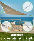 Heavy Duty Shade Sail Hardware Kit With M6 Turnbuckles, Pad Eyes And Sun Shade Hooks For patio and garden canopy, installed outdoors