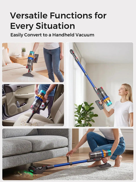 Badass Cordless Vacuum Cleaner With Smart Auto Mode packs a 650W brushless motor for easy cleaning of couches and cars.