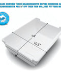 Upgraded Lifetime Ice Cube Container Bucket Tray Replacement DA61-05300A For Refrigerator Non OEM Upgrade dimensions shown