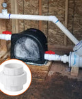 PVC piping system with Twenty Pack Three Quarter Inch PVC Union Fittings Socket To Socket Slip Union Connector for easy connection