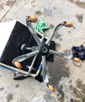 Swap Furniture Wobbles Fast With These One Inch Mini Swivel Casters Featuring Threaded Stems And Silently Rolling Nylon Wheels built on a desk chair.