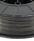 Spool of Flux Core MIG Wire For Mild Steel E71TGS.035 Diameter, 10 Pound, showing wire coiled on black spool