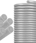 Tough As Nails 3/4 Inch By 59 Foot Closed Cell Backer Rod Foam Caulk Saver Heavy Duty Non Absorbent Concrete Joint Gap Filler Gray rolled and cut pieces.