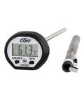 Waterproof Instant Read Digital Thermometer With Five Inch Stainless Steel Stem For Meat Poultry And Candy, NSF Certified