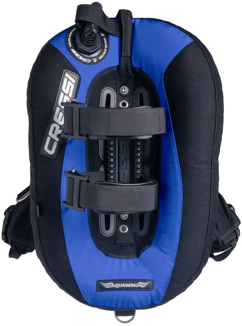 Wing Style Scuba BCD With Aquawing Plus One Size Unisex Patented Modular System Adaptable Shoulders And Waist Belt Front View