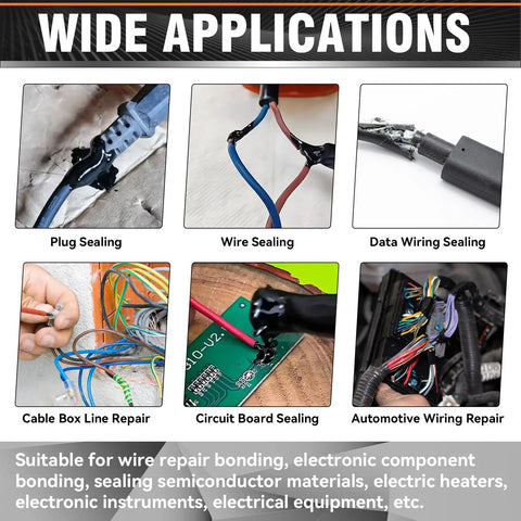 Liquid Electrical Tape Sealant For Outdoor And Indoor Wires Waterproof Insulation Glue That Quick Dry Temperature Resistant Electrical Coating For Electronics And Equipment 125ml for plug, wire, and circuit board sealing