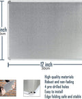 Back of Wear Protective Gear Sign For Sodium Hydroxide Handling Metal Tin Sign 8x12 Inch showing size and pre-drilled holes.