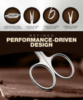 Two Piece Nose And Eyebrow Scissors Set For Men And Women Stainless Steel Small Grooming Scissors With Curved And Rounded Heads