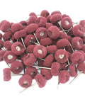 Fine Abrasive Wheel Brush Polishing Buff Set For Rotary Tools, 2.35mm Mandrel, 80 Pcs Mounted Cotton Buffs, rust removal power