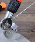 Upgraded Electric Drill Plate Cutter Metal Shear Attachment for Iron Steel Copper Aluminum cutting through sheet metal.