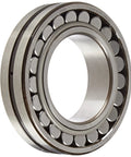 Tough 22216 E C3 Spherical Roller Bearing With 80 Mm Straight Bore And 140 Mm Od showing pressed steel cage and roller design