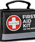 Compact 150 Piece First Aid Kit With Instant Cold Pack And Emergency Blanket For Grab And Go Travel Home Office Car Camping