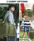 32L Soft Side Cooler Bag Insulated For Picnic Beach Camping And Travel Collapsible Ice Chest Fits 48 Cans in use