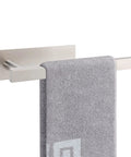 No Drill Self Adhesive Towel Holder 9 Inch Stainless Steel Bar In Brushed Gold Finish Stick On Towel Rack Wall Mount
