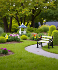 1/24 Scale Miniature Park Bench For Dollhouses, Totally Realistic Outdoor Garden Decor Kit with detailed backrest and armrests