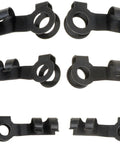 Linkage Clip Assortment Kit, 6 Piece Universal Fit Auto Clip Set for Cars and Trucks, Easy Install, Mixed Sizes and Styles, Durable Hardware for Quick Repairs and Reliable Versatility, black metal clips