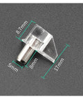Dimensions of 200 Pcs Shelf Pegs With Metal Pins, Beefy Heavy Duty Nickel Plated Iron Cabinet Shelf Support, 5mm, 4 Colors